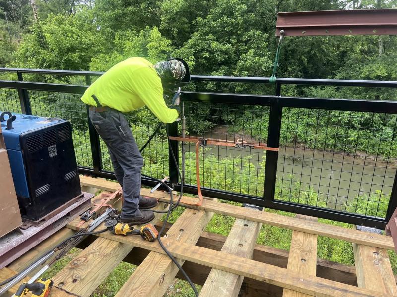 2000 Foot Greenway Railing