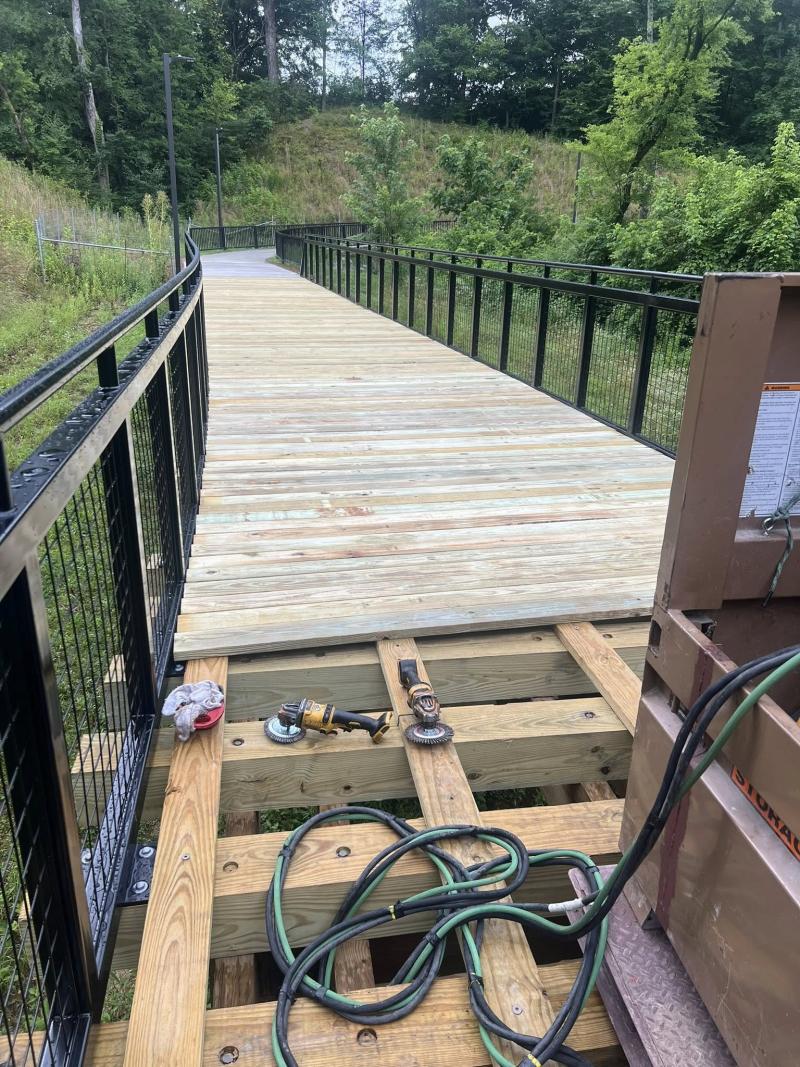2000 Foot Greenway Railing